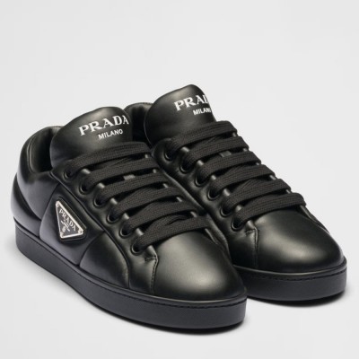 Prada Sneakers in Black Nappa Leather
