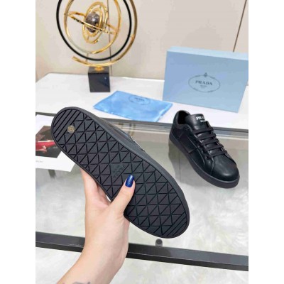 Prada Sneakers in Black Nappa Leather