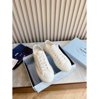 Prada Sneakers in Natural Fabric
