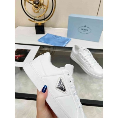 Prada Sneakers in White Nappa Leather
