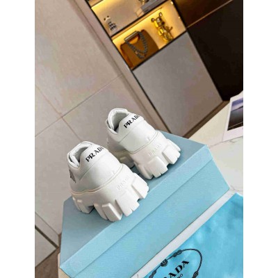 Prada Sneakers in White Padded Nappa Leather