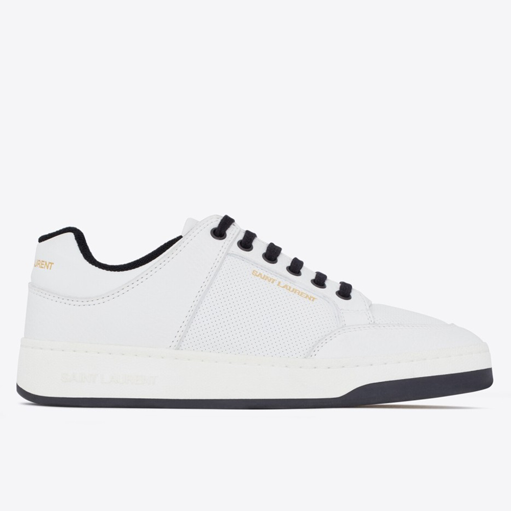 Saint Laurent SL 61 Sneakers in White Leather