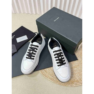 Saint Laurent SL 61 Sneakers in White Leather