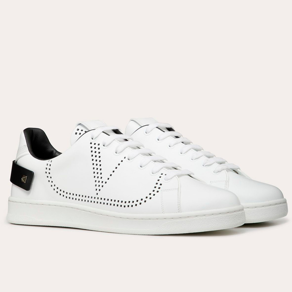 Valentino Backnet Sneakers With Black Heel