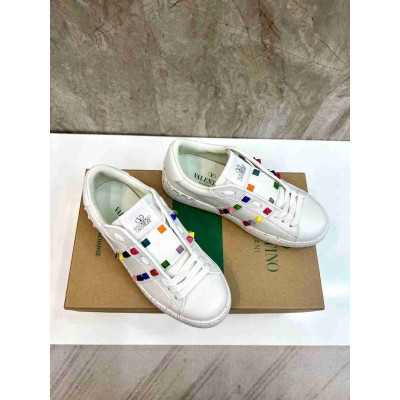 Valentino Open For a Change Sneakers with Multicoloured Rockstuds