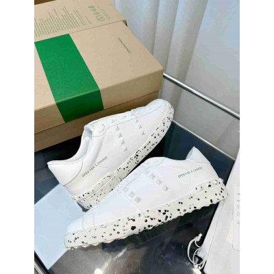 Valentino Open For a Change Sneakers with White Rockstuds
