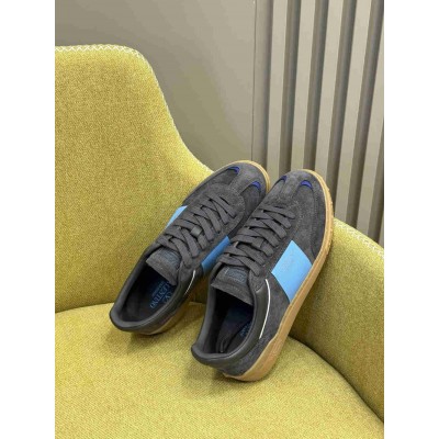 Valentino Upvillage Sneaker in Black Suede Leather