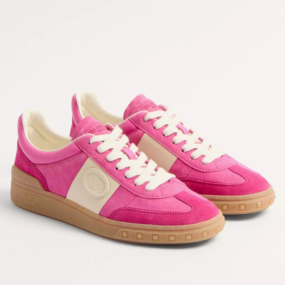Valentino Upvillage Sneakers in Pink Leather