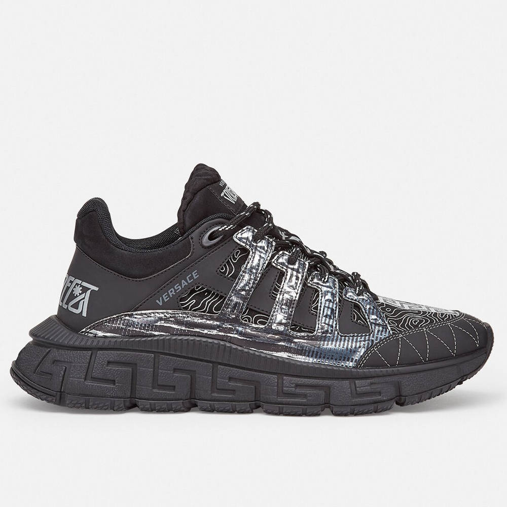Versace Black Trigreca Sneakers