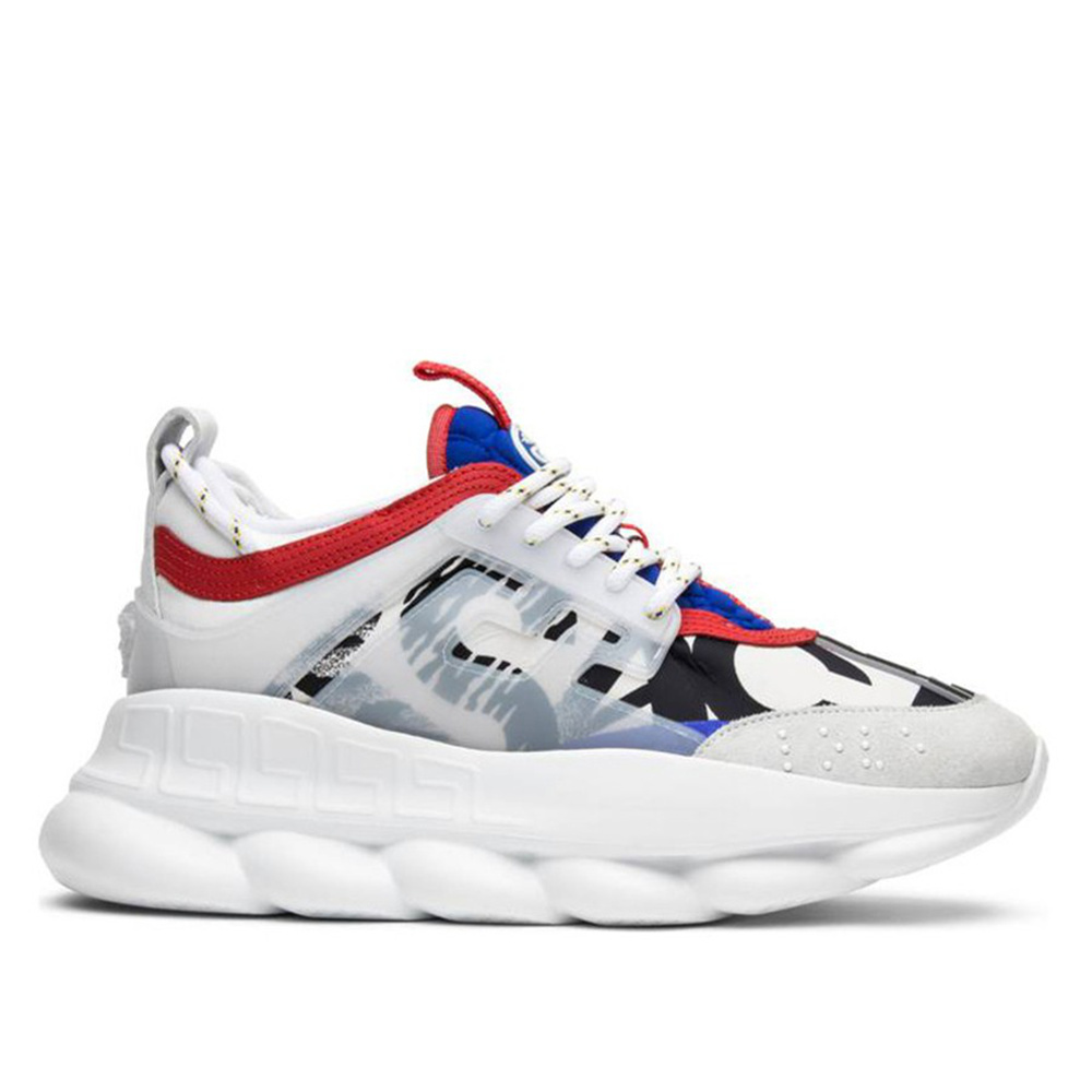 Versace Chain Reaction Sneakers with Neoprene Printed