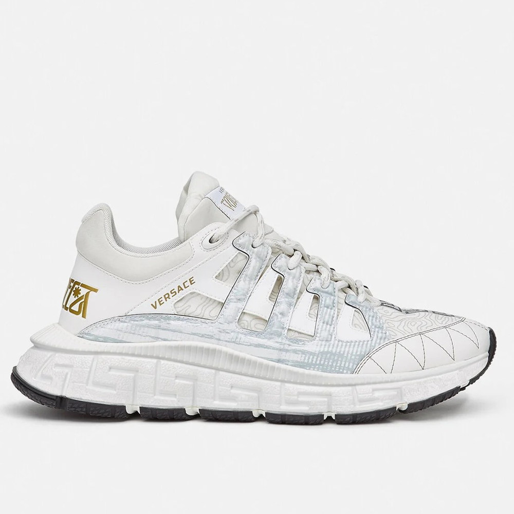 Versace White Trigreca Sneakers