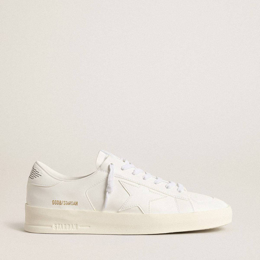 Golden Goose Bio-based Stardan Sneakers With White Star And Heel Tab