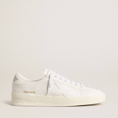Golden Goose Bio-based Stardan Sneakers With White Star And Heel Tab
