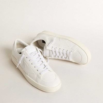 Golden Goose Bio-based Stardan Sneakers With White Star And Heel Tab