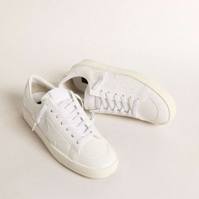 Golden Goose Bio-based Stardan Sneakers With White Star And Heel Tab