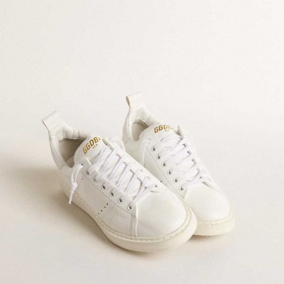 Golden Goose Bio-based Starter Sneakers With White Star And Heel Tab