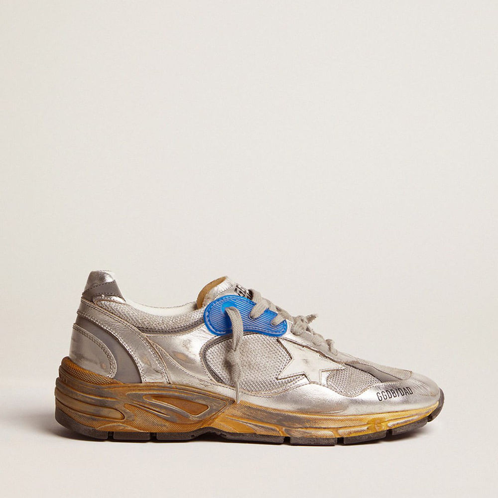 Golden Goose Dad-Star Shoes Silver