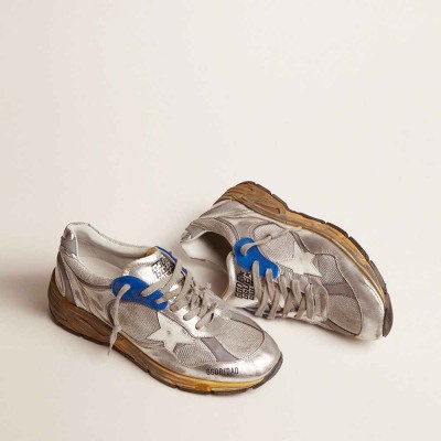 Golden Goose Dad-Star Shoes Silver