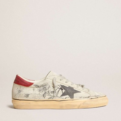 Golden Goose HAUS Of Dreamers Exclusive Super-Star Sneakers In Ice Gray Crust Leather