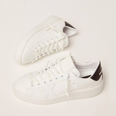 Golden Goose Purestar Sneakers With Black Heel Tab