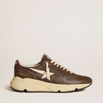 Golden Goose Running Sole Shoes In Nylon And Leather With TPU Star And Nubuck Heel Tab