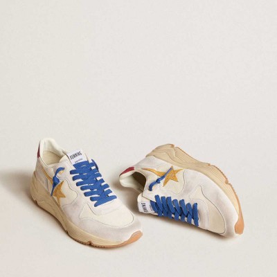Golden Goose Running Sole LTD Shoes In Nappa With Leather Star And Suede Heel Tab