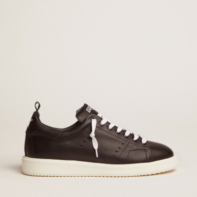 Golden Goose Starter Sneakers Sneakers In Total Black Leather