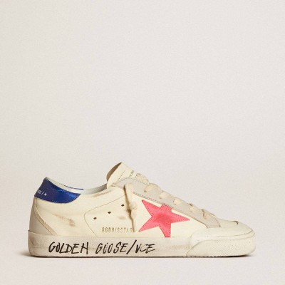 Golden Goose Super-Star Sneakers In Nappa With Suede Star And Metallic Leather Heel Tab