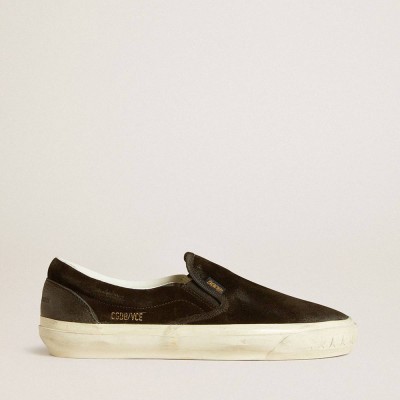 Golden Goose VCE Penstar Sneakers In Black Suede With Black Leather Heel Tab