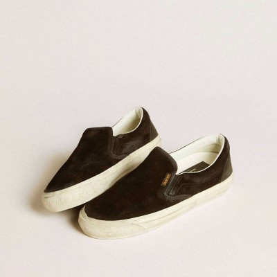 Golden Goose VCE Penstar Sneakers In Black Suede With Black Leather Heel Tab