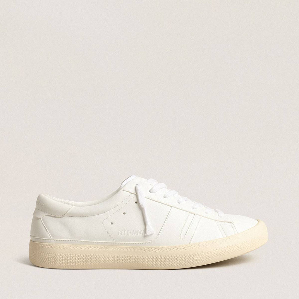 Golden Goose Yatay Model 1B Sustainable Sneakers With White Bio-based Upper And White Y