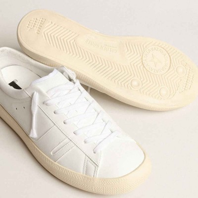Golden Goose Yatay Model 1B Sustainable Sneakers With White Bio-based Upper And White Y